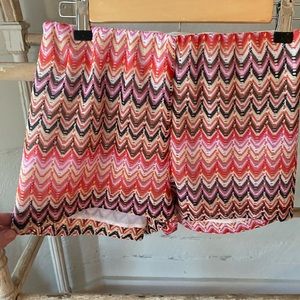 MuMu "missoni" style shorts